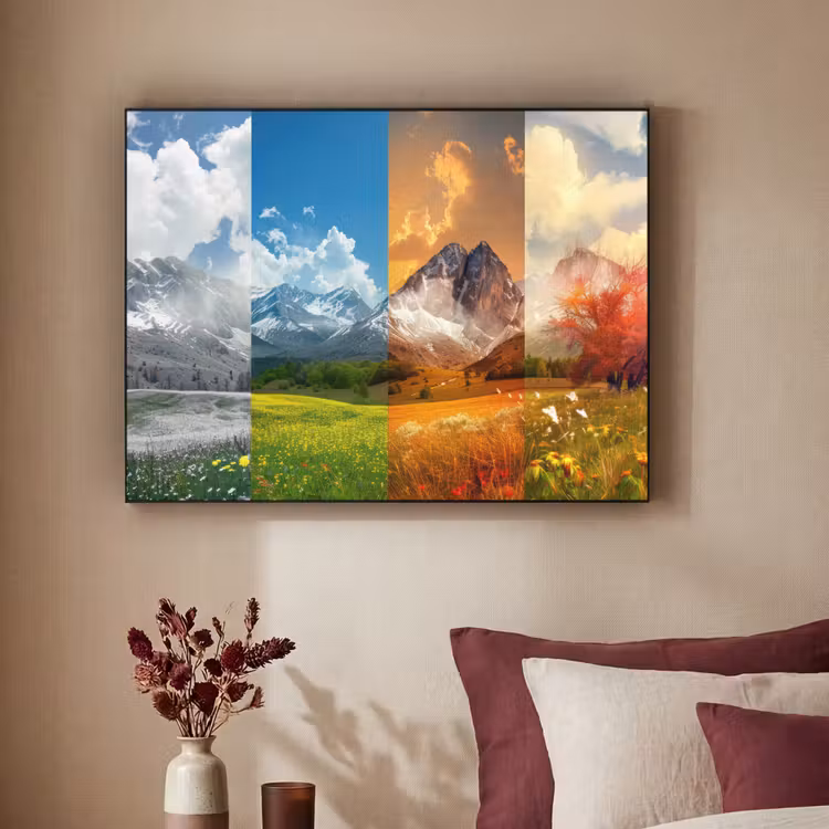Art Frame - Landschap - 4 seizoenen - Natuur - Winter - Lente - Zomer - Herfst — 3