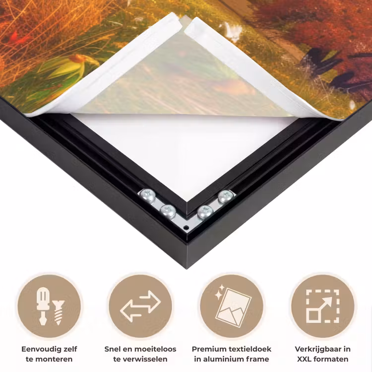 Art Frame - Landschap - 4 seizoenen - Natuur - Winter - Lente - Zomer - Herfst — 4