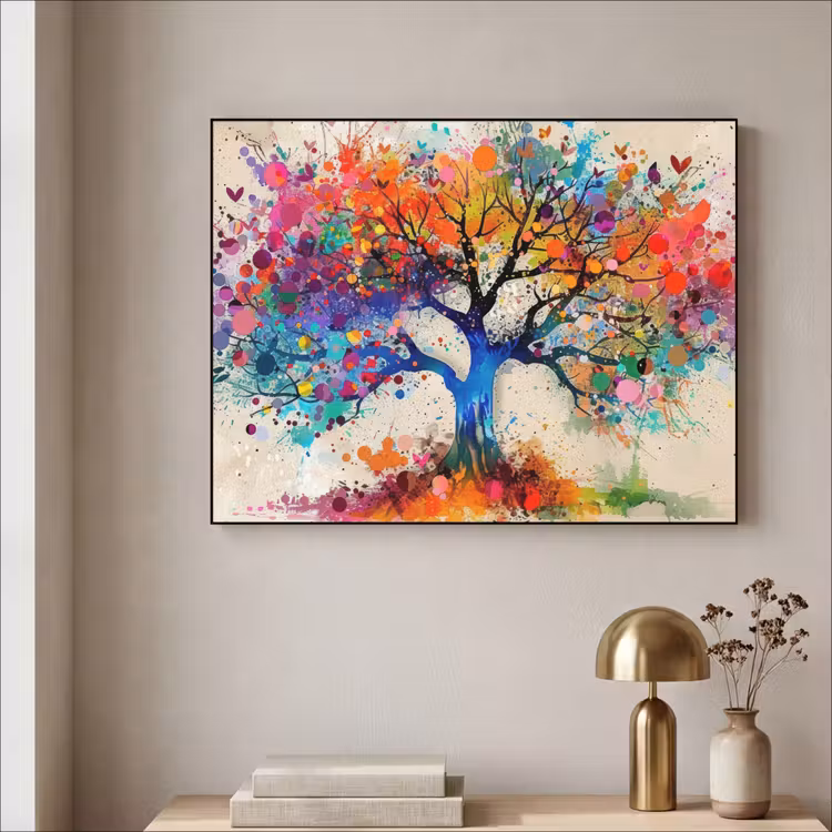 Art Frame - Levensboom - Natuur - Kleurrijk - Boom — 5