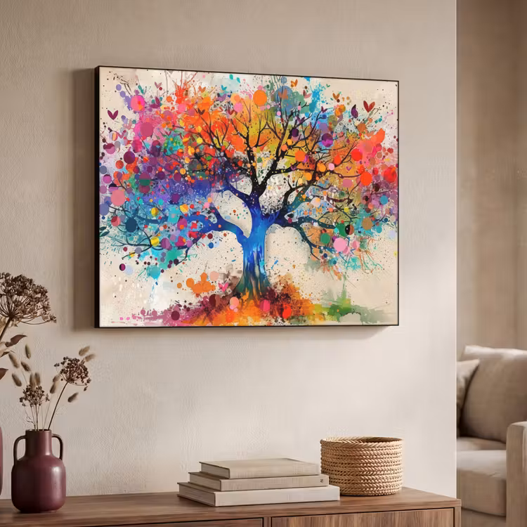 Art Frame - Levensboom - Natuur - Kleurrijk - Boom — 7