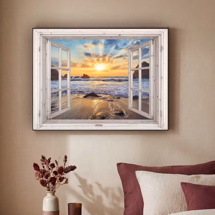 Art Frame - Strand - Doorkijk - Zonsondergang - Landschap - Zee - Natuur — 3