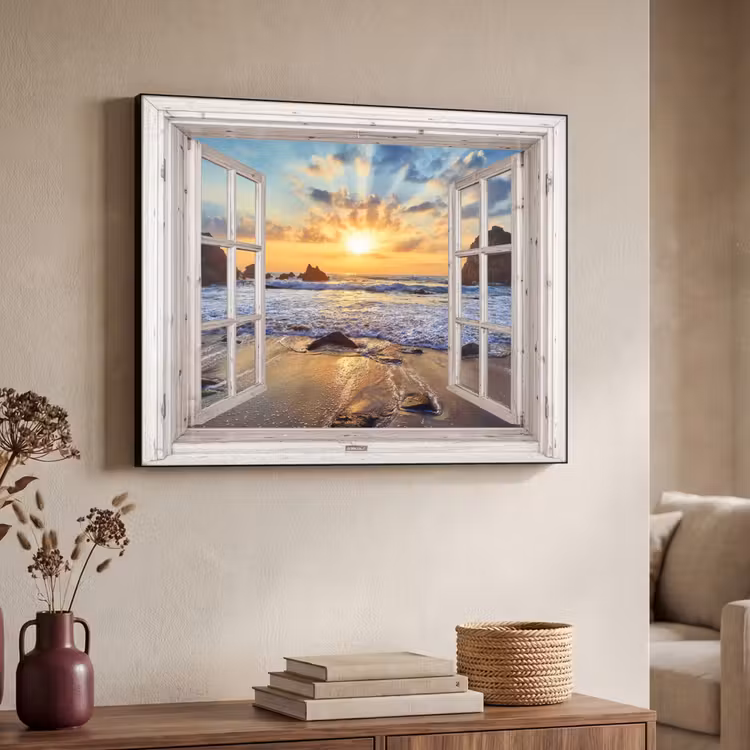 Art Frame - Strand - Doorkijk - Zonsondergang - Landschap - Zee - Natuur — 7