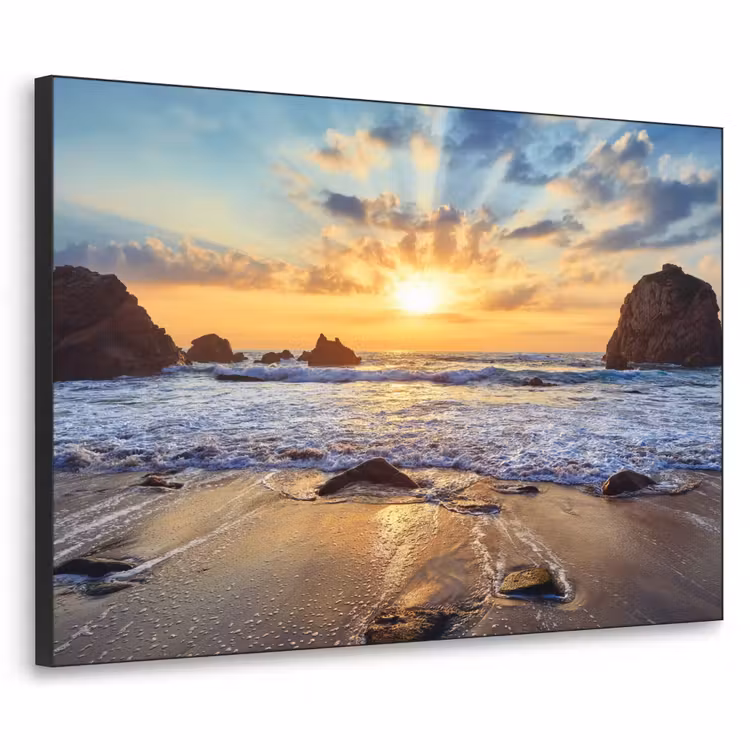 Art Frame - Strand - Zonsondergang - Natuur - Zee - Landschap — 1