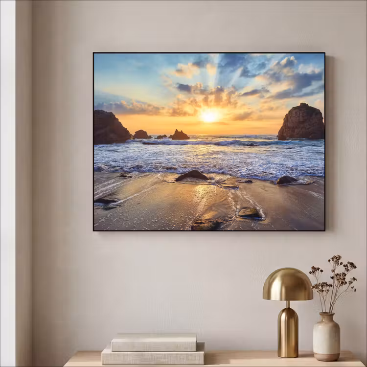 Art Frame - Strand - Zonsondergang - Natuur - Zee - Landschap — 5