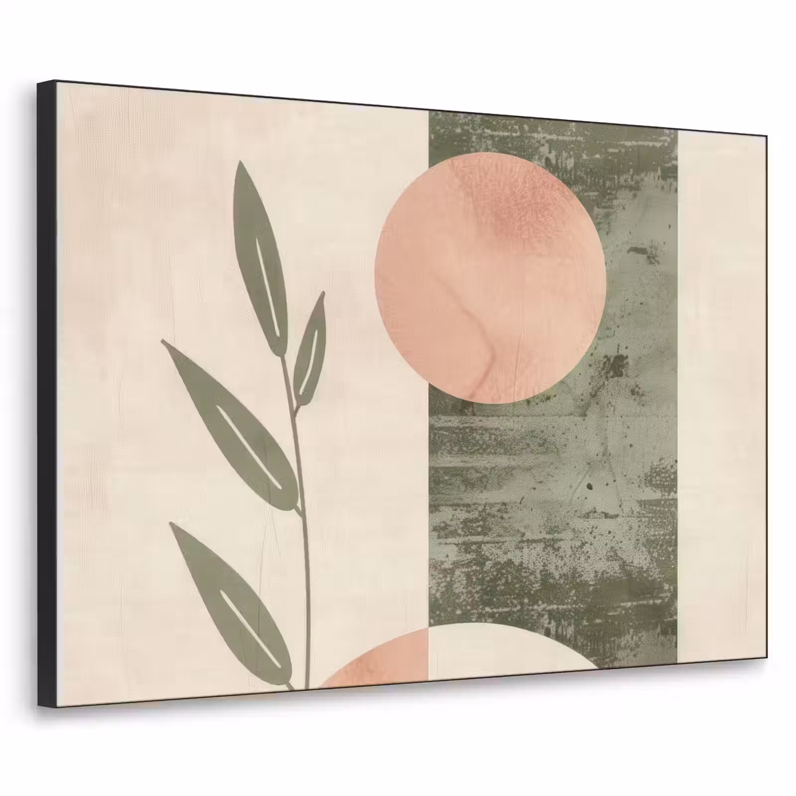 Art Frame - Geometrisch - Roze - Groen - Natuur — 1