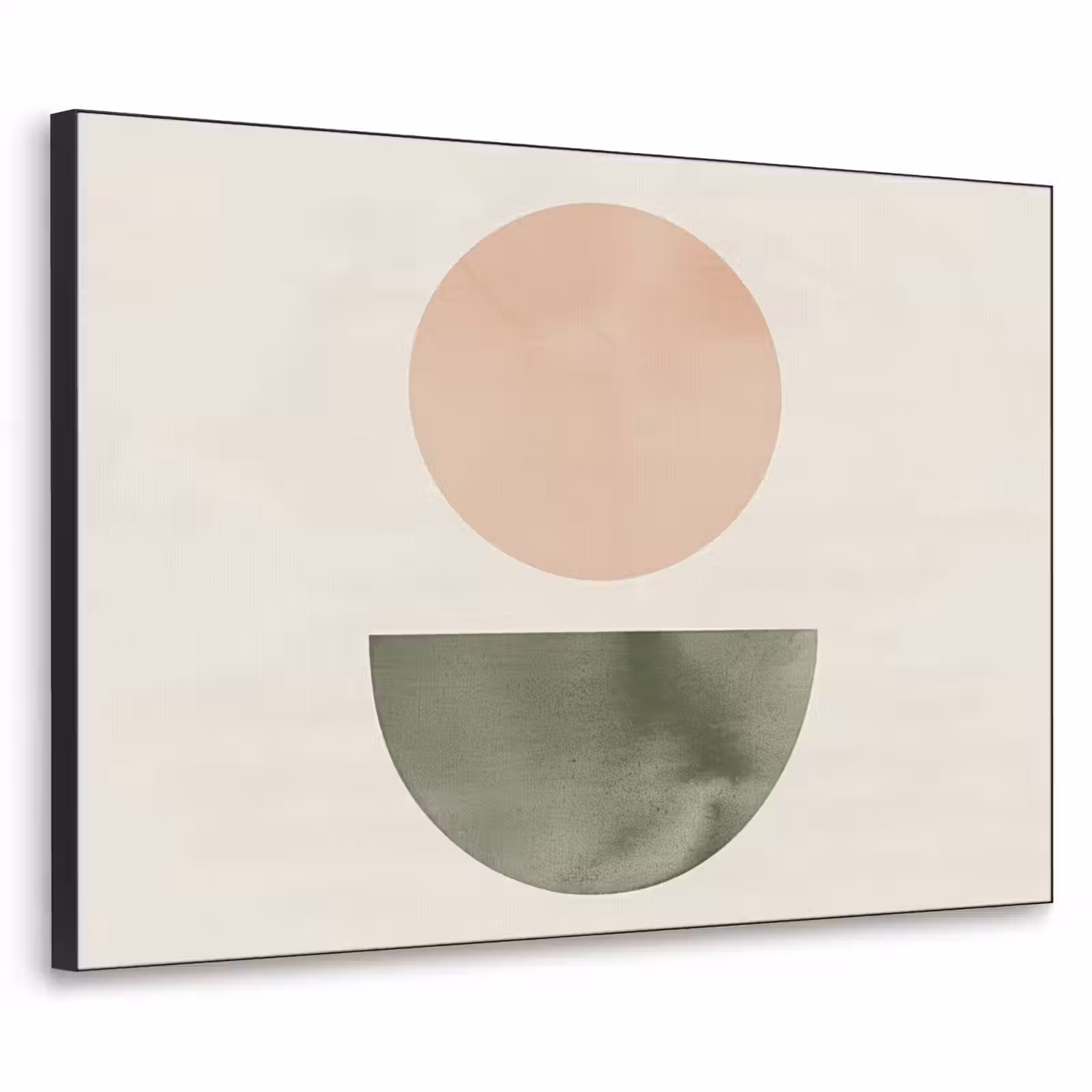 Art Frame - Modern - Roze - Groen - Natuur - Geometrisch - Vormen — 1