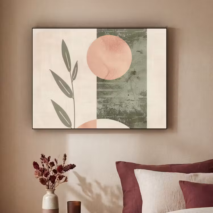 Art Frame - Geometrisch - Roze - Groen - Natuur — 3
