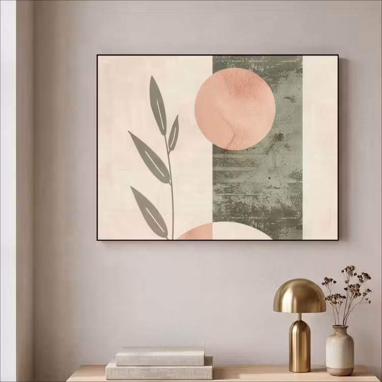 Art Frame - Geometrisch - Roze - Groen - Natuur — 5