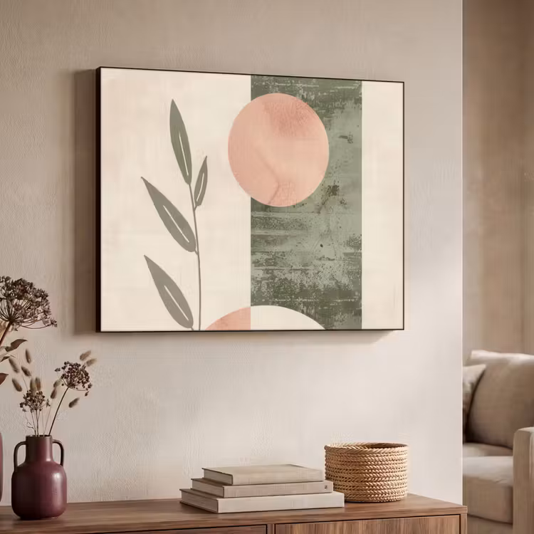 Art Frame - Geometrisch - Roze - Groen - Natuur — 7