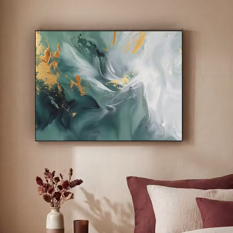 Art Frame - Groen - Modern - Marmer - Abstract — 3