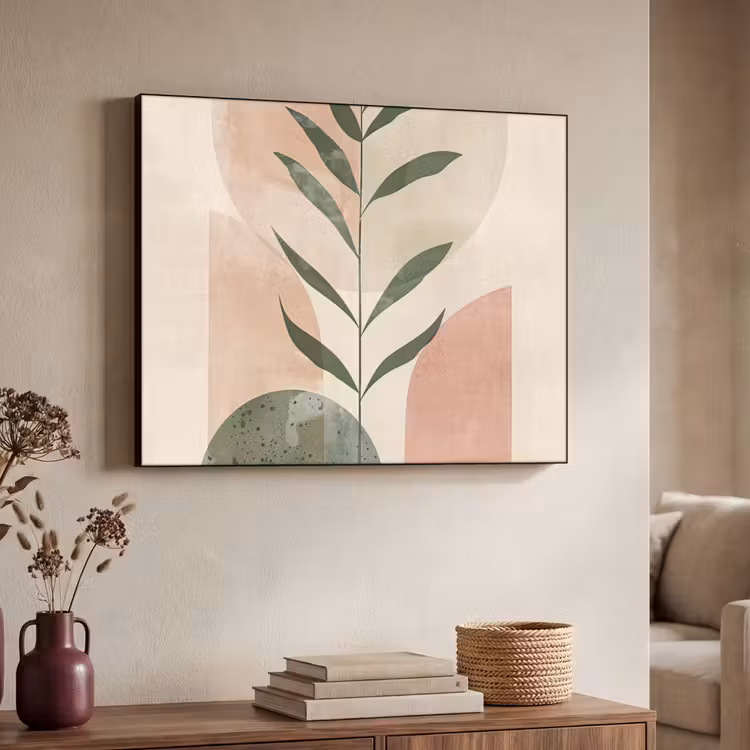 Art Frame - Modern - Roze - Groen - Natuur - Aesthetic — 7