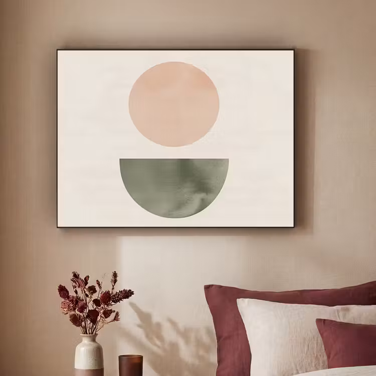 Art Frame - Modern - Roze - Groen - Natuur - Geometrisch - Vormen — 3