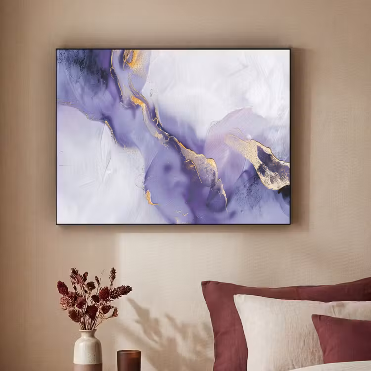 Art Frame - Paars - Modern - Marmer - Abstract — 3