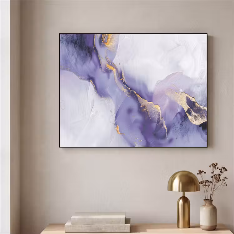 Art Frame - Paars - Modern - Marmer - Abstract — 5
