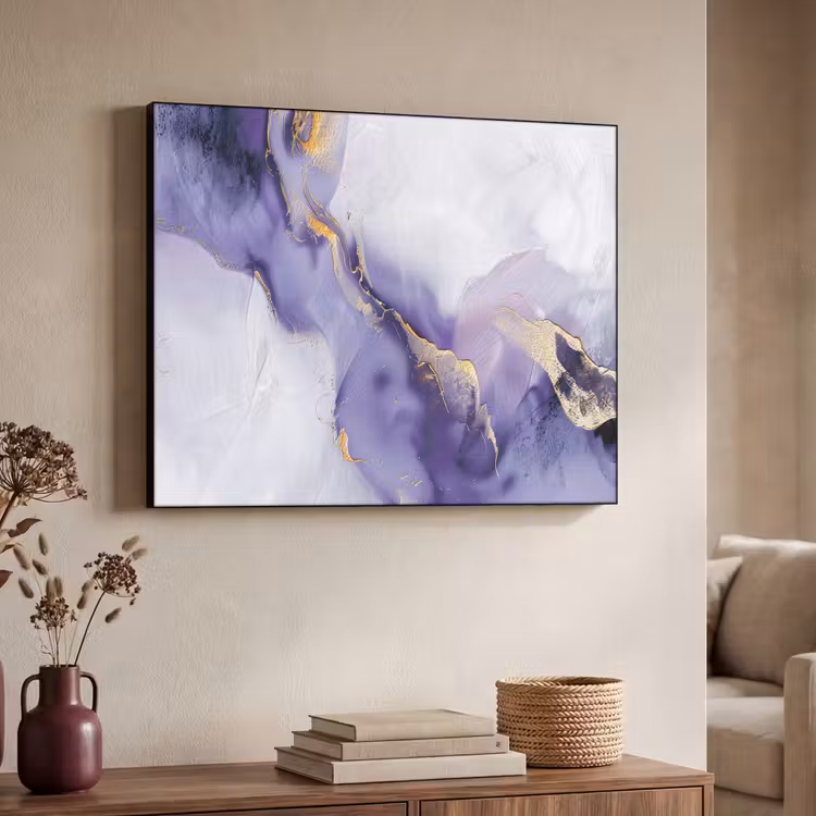 Art Frame - Paars - Modern - Marmer - Abstract — 7