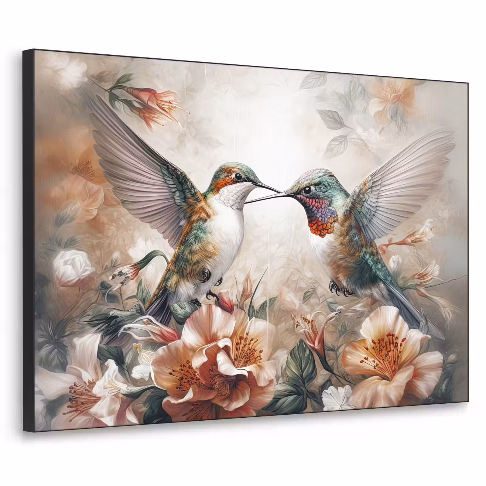 Art Frame - Kolibrie - Vogels - Bloemen - Natuur — 1