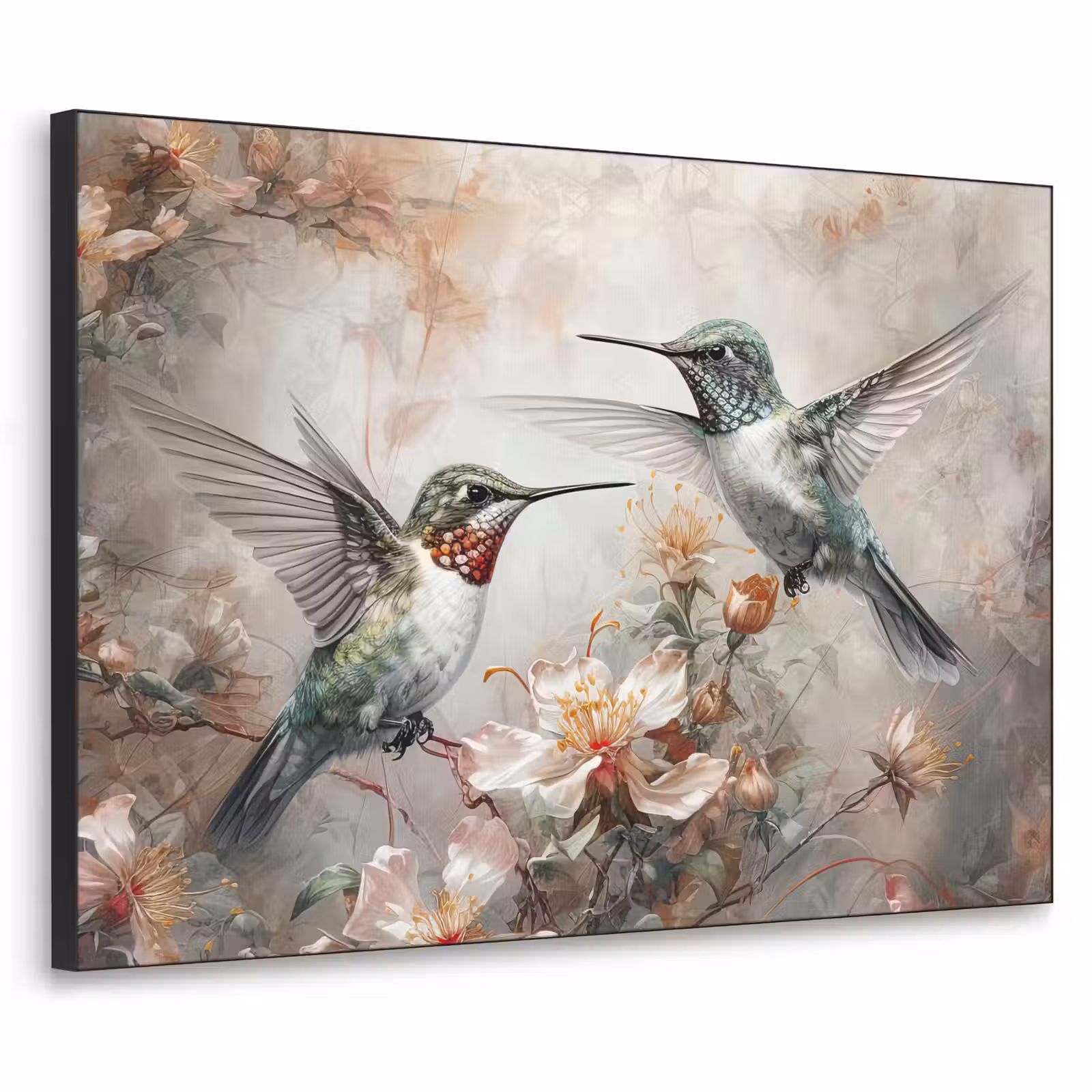 Art Frame - Kolibrie - Vogels - Bloemen - Planten — 1