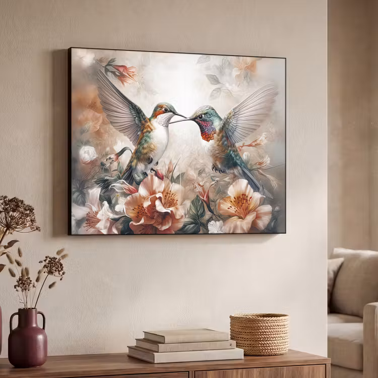Art Frame - Kolibrie - Vogels - Bloemen - Natuur — 7
