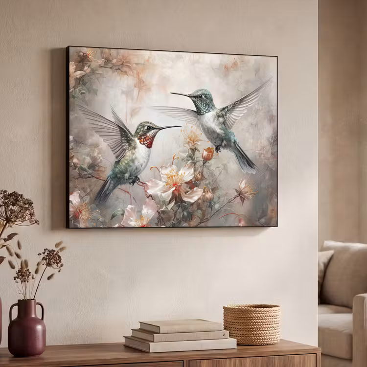 Art Frame - Kolibrie - Vogels - Bloemen - Planten — 7