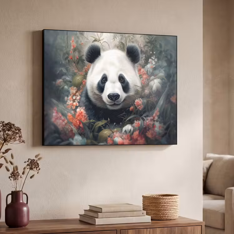 Art Frame - Panda - Wilde dieren - Bloemen - Natuur — 7