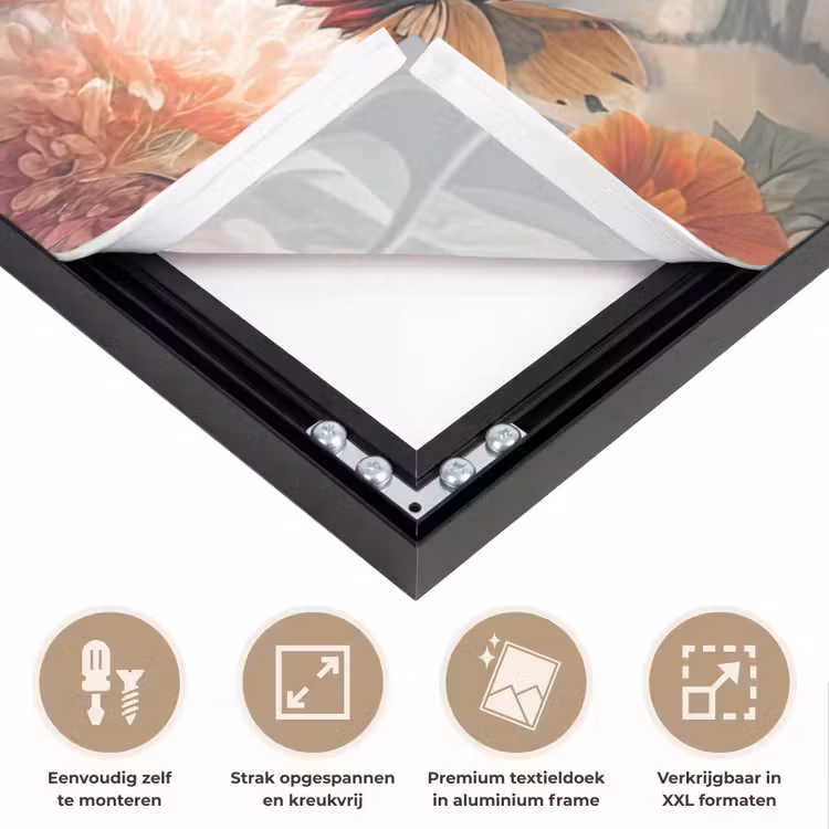 Art Frame - Tijger - Wilde dieren - Bloemen - Jungle — 8