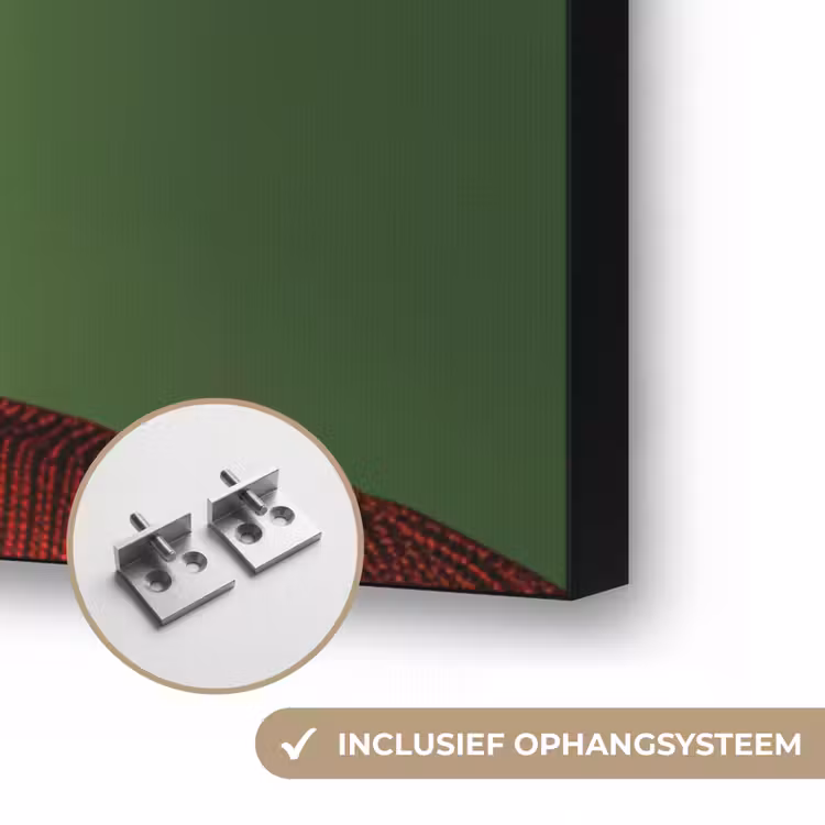 Art Frame - Vrouw - Groen - Bril - Aesthetic - Modern — 6
