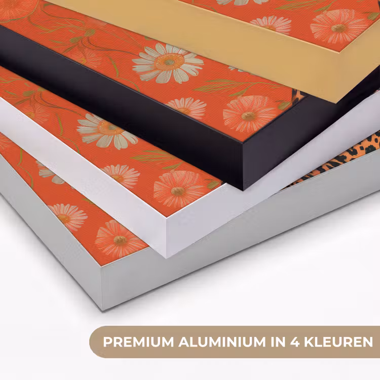 Art Frame - Vrouw - Kleurrijk - Dierenprint - Bloemen — 2