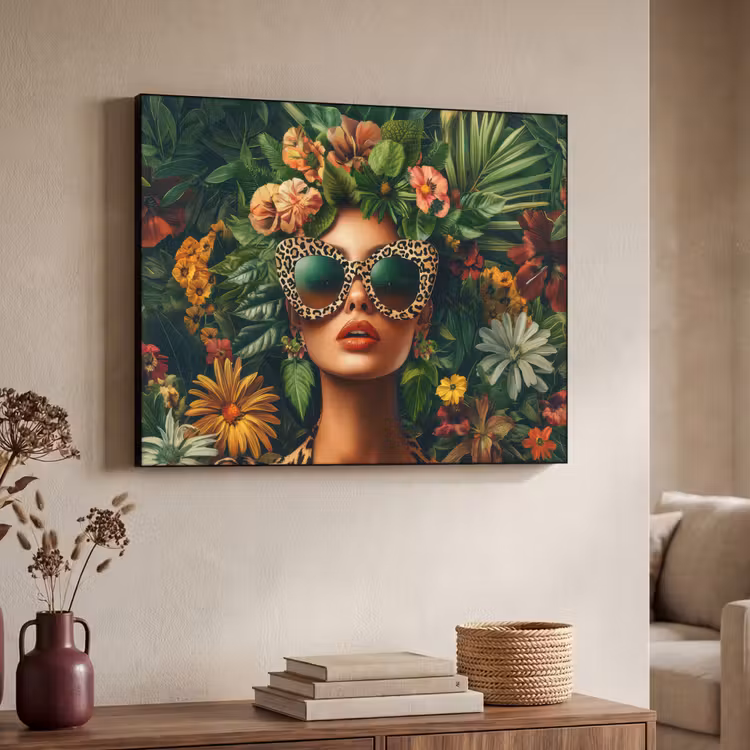 Art Frame - Vrouw - Panterprint - Jungle - Natuur - Luxe — 7