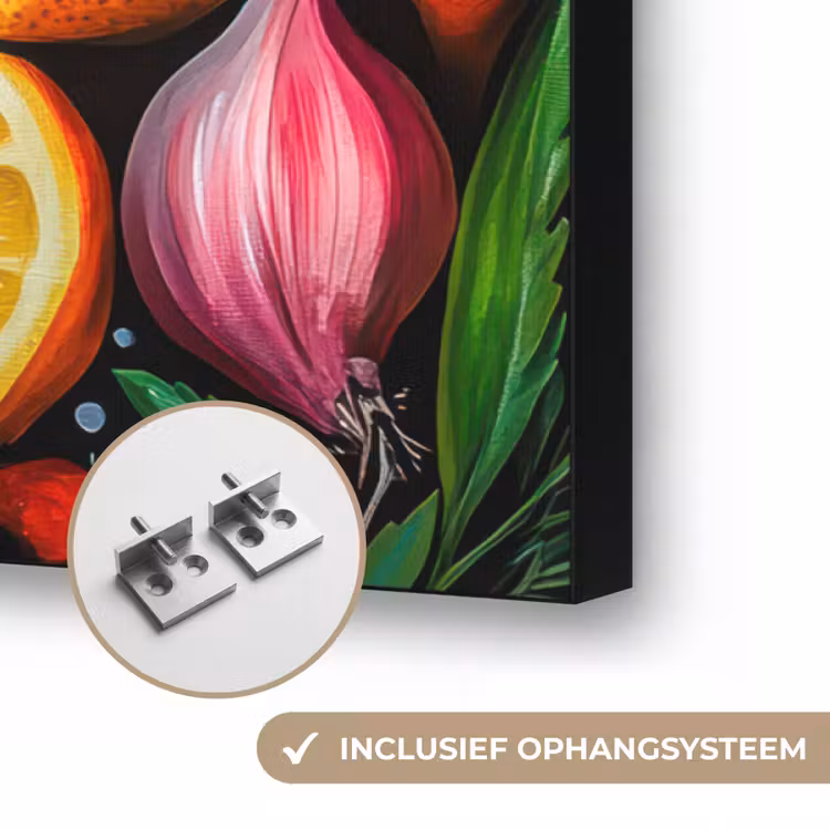Art Frame - Citroenen - Peper - Kruiden - Graffiti - Verf - Abstract — 6