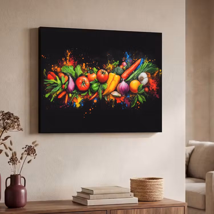 Art Frame - Groente - Eten - Kruiden - Graffiti - Koken — 7