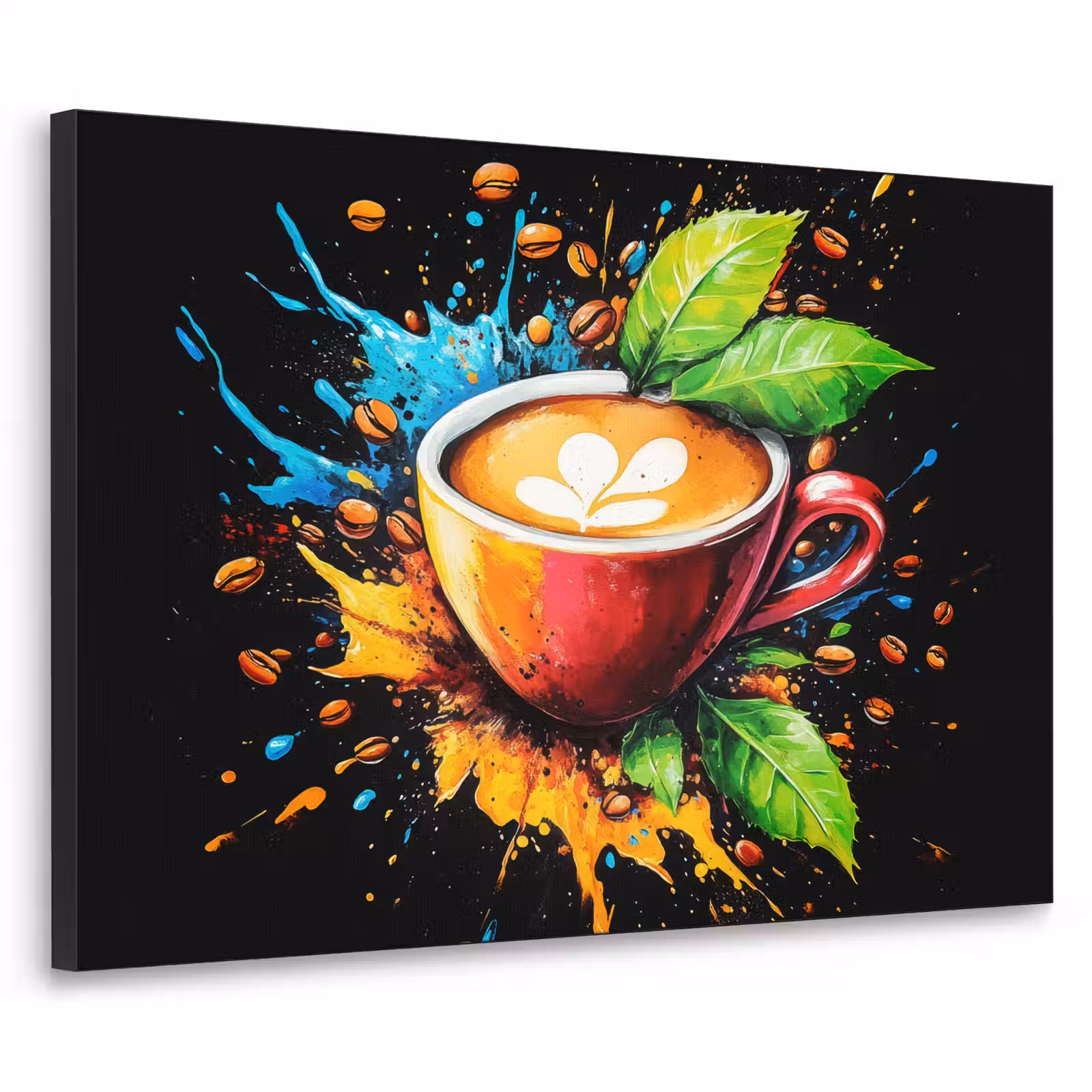 Art Frame - Koffie - Graffiti - Drinken - Abstract — 1