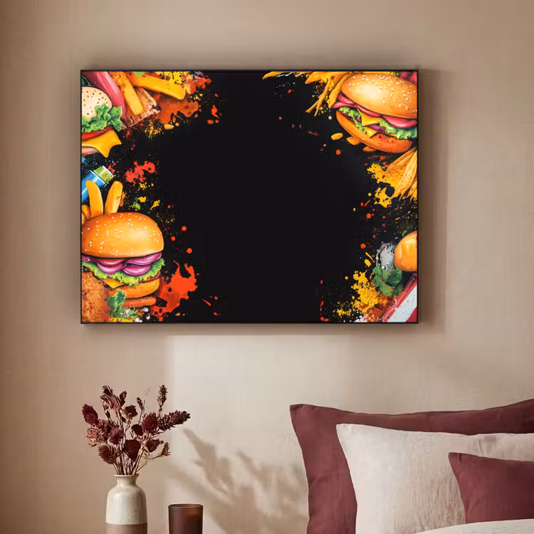 Art Frame - Fastfood - Graffiti - Hamburger - Eten - Modern — 3