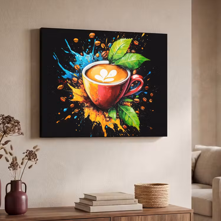 Art Frame - Koffie - Graffiti - Drinken - Abstract — 7