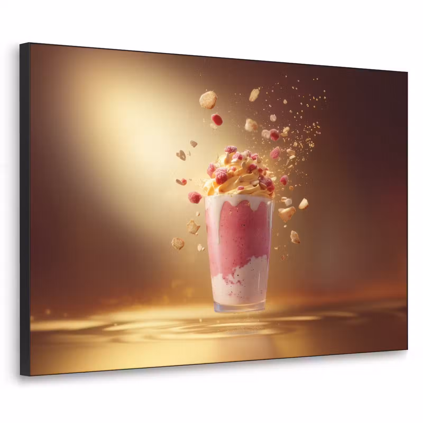 Art Frame - Framboos - Smoothie - Drinken - Roze — 1