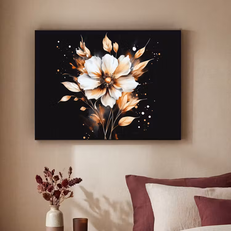 Art Frame - Bloem - Verf - Goud - Graffiti - Modern — 3