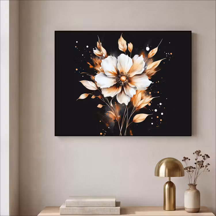 Art Frame - Bloem - Verf - Goud - Graffiti - Modern — 5