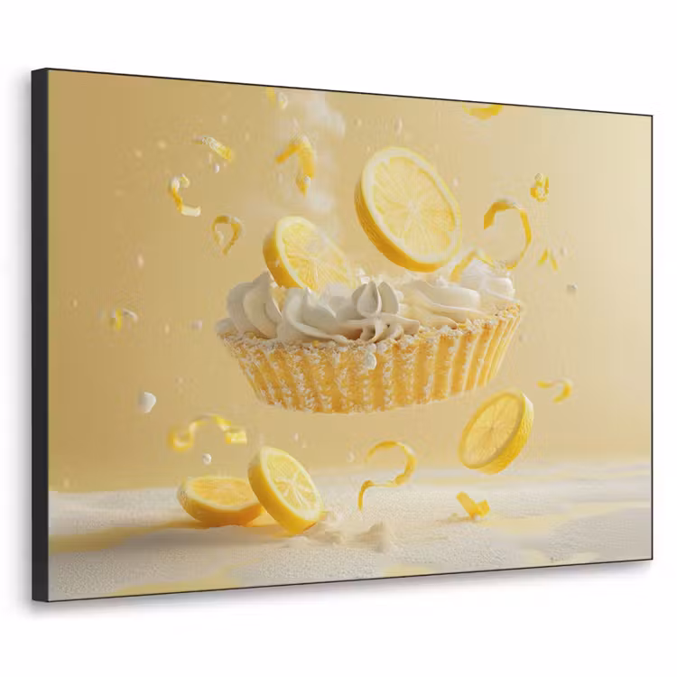 Art Frame - Citroen - Taart - Eten - Geel — 1
