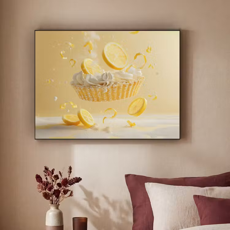 Art Frame - Citroen - Taart - Eten - Geel — 3
