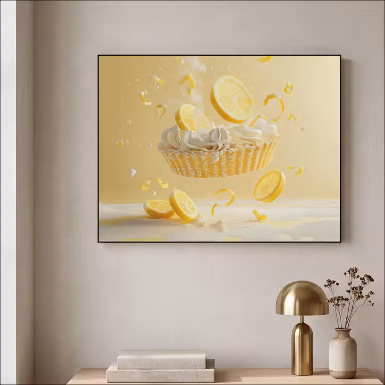 Art Frame - Citroen - Taart - Eten - Geel — 5