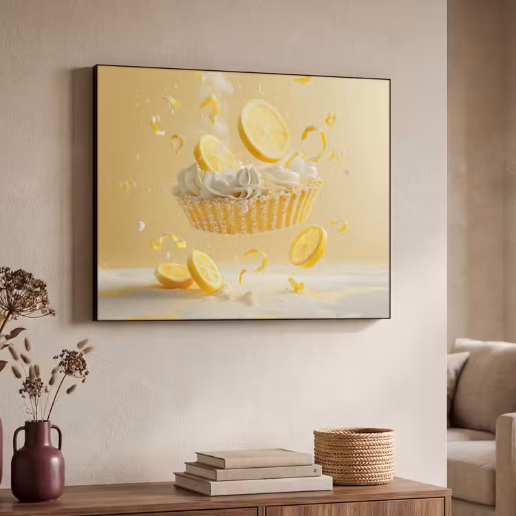 Art Frame - Citroen - Taart - Eten - Geel — 7