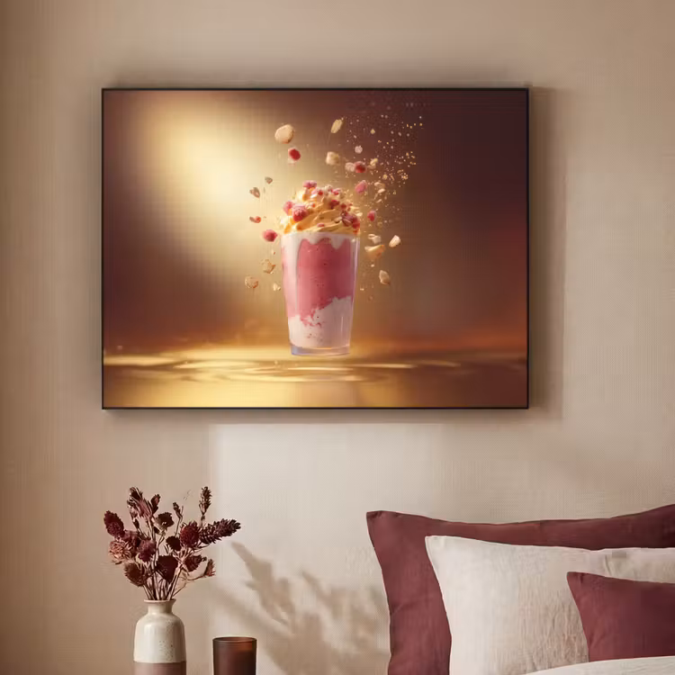 Art Frame - Framboos - Smoothie - Drinken - Roze — 3