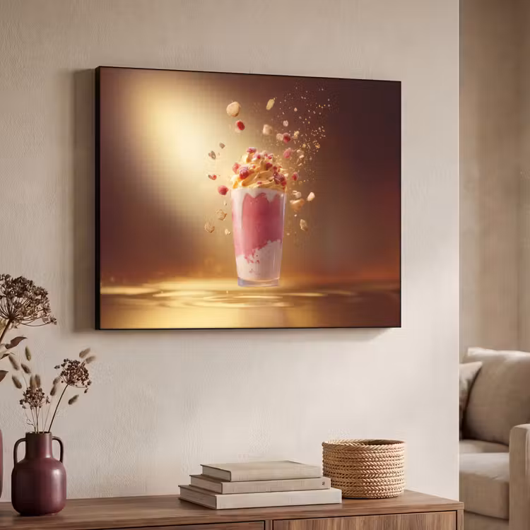 Art Frame - Framboos - Smoothie - Drinken - Roze — 7