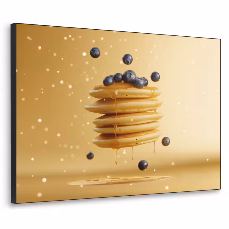Art Frame - Pannenkoeken - Eten - Honing - Geel — 1