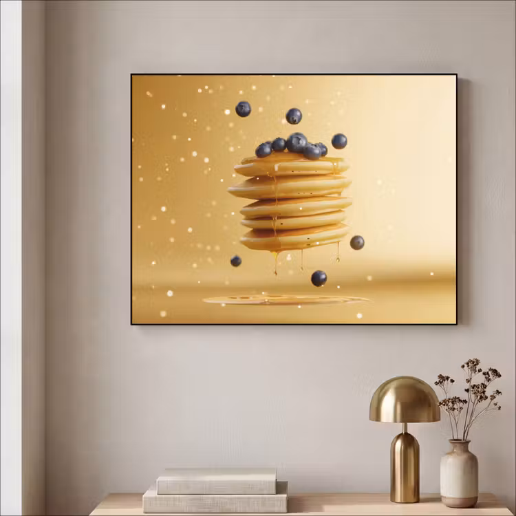 Art Frame - Pannenkoeken - Eten - Honing - Geel — 5