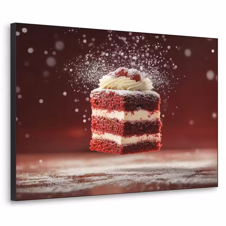 Art Frame - Rode - Velvet - Taart - Eten — 1