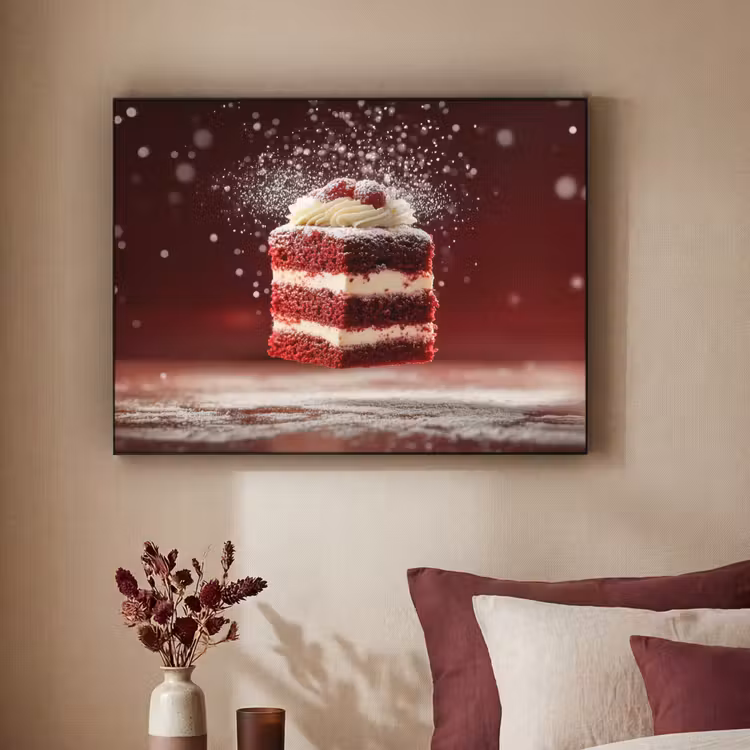 Art Frame - Rode - Velvet - Taart - Eten — 3
