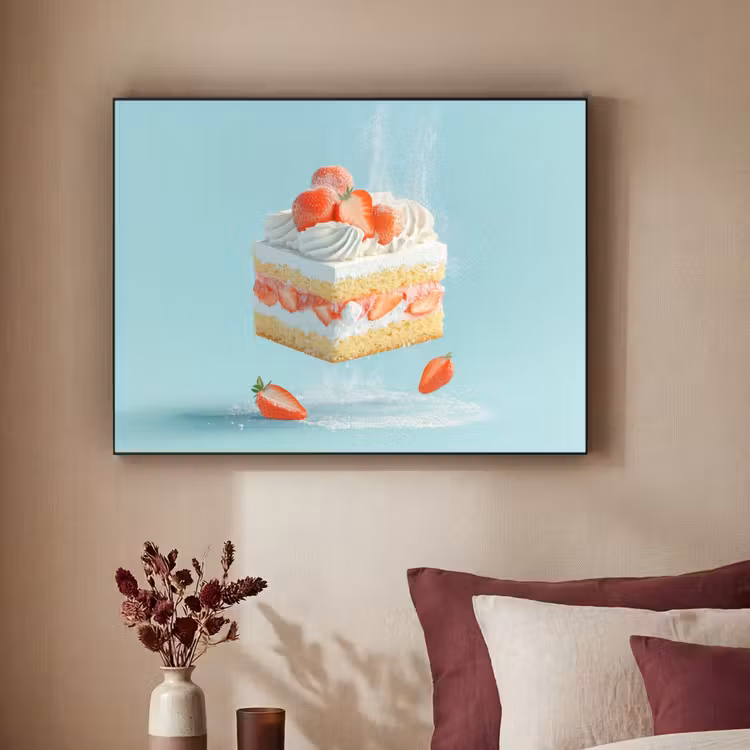 Art Frame - Slagroom - Taart - Blauw - Eten — 3