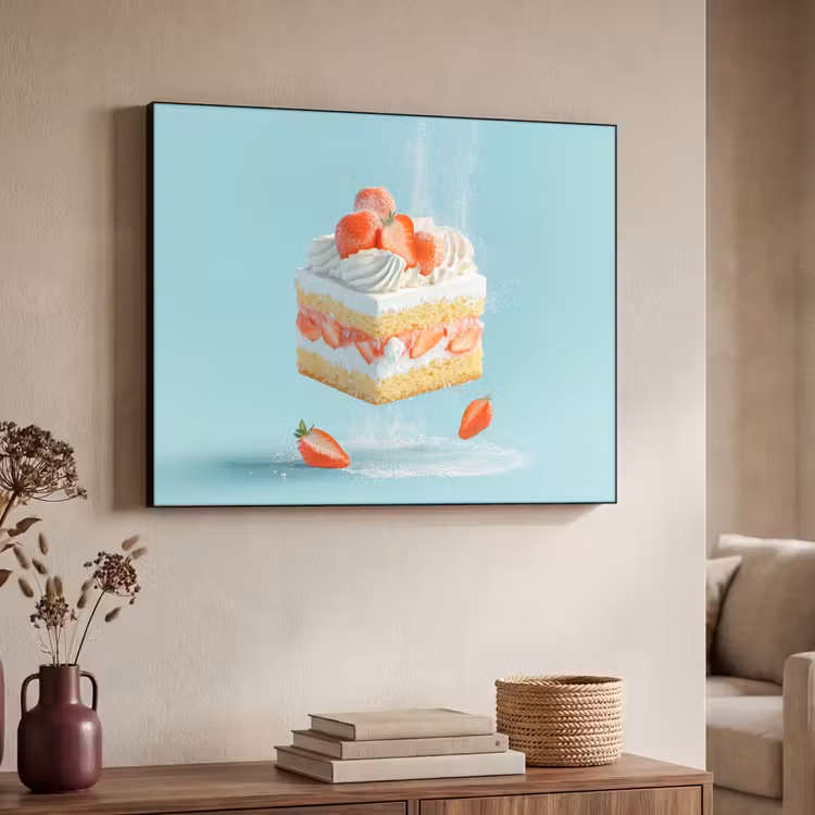 Art Frame - Slagroom - Taart - Blauw - Eten — 7