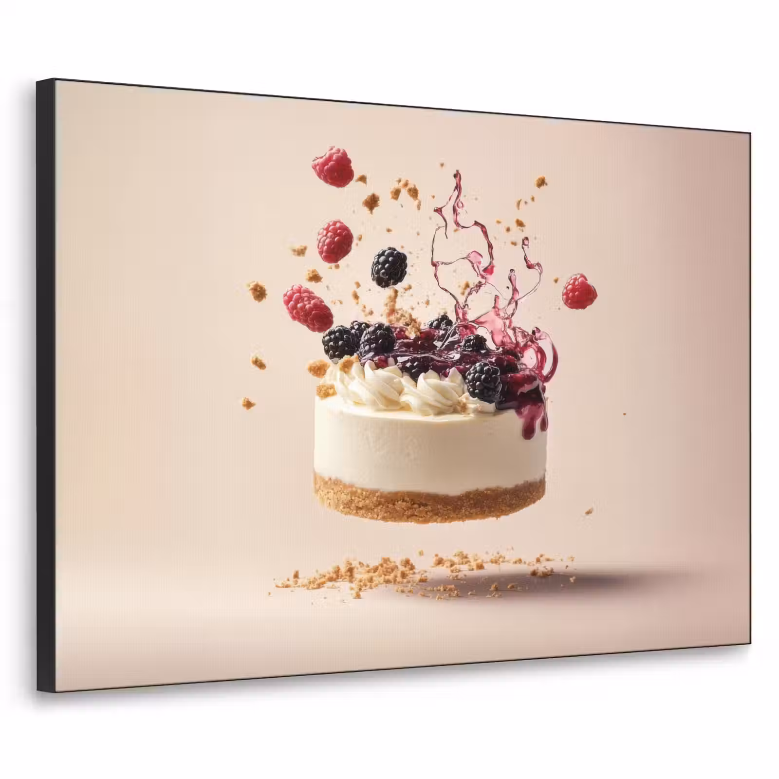 Art Frame - Cheesecake - Eten - Roze - Taart — 1