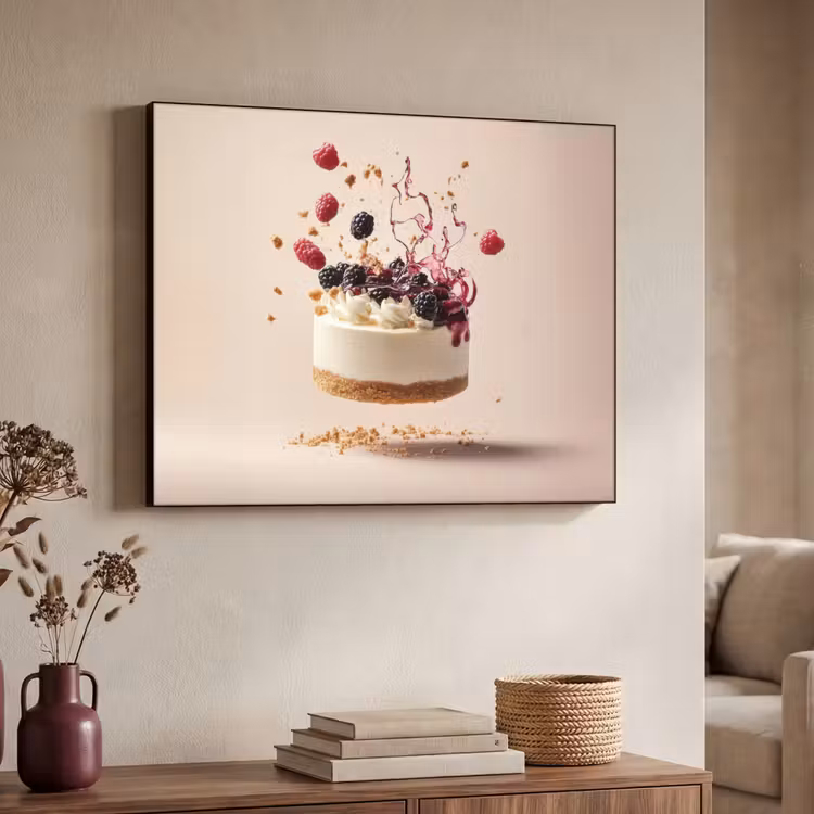 Art Frame - Cheesecake - Eten - Roze - Taart — 7